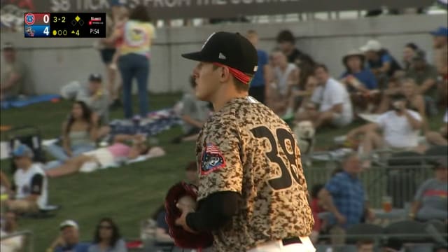Sam Aldegheri strikes out three over six innings