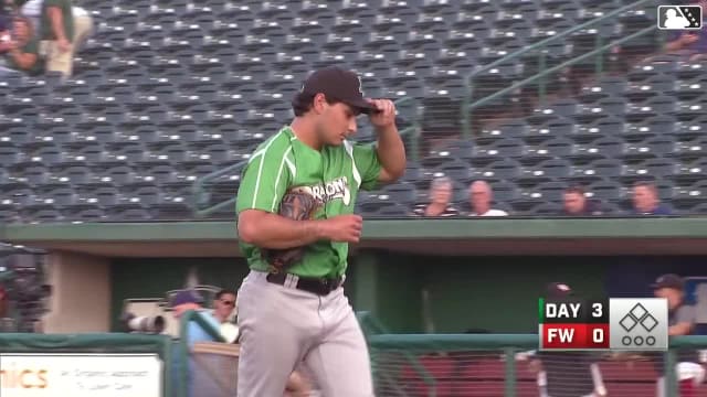 Ryan Cardona strikes out his fifth batter