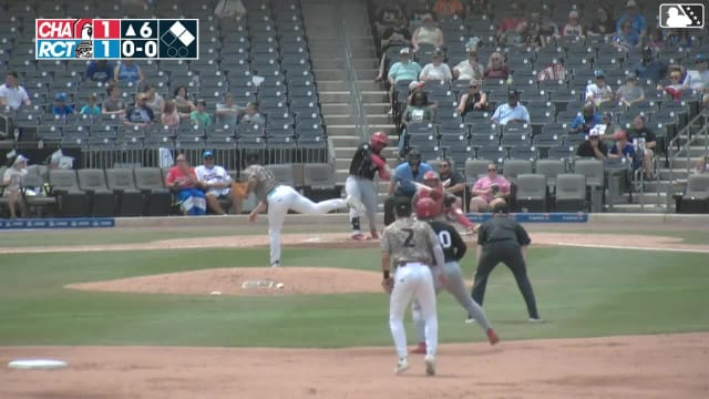 Cam Collier singles on a line drive to right fielder David Calabrese. Leo Balcazar scores. Carter Graham to 3rd.