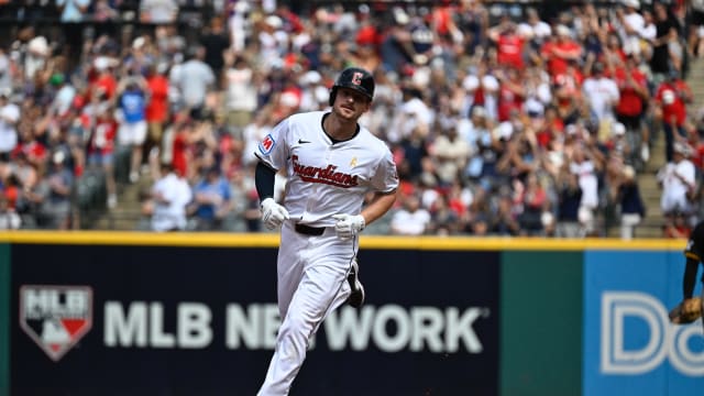 Kyle Manzardo's first career home run