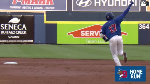 Leo Jimenez slugs a two-run homer