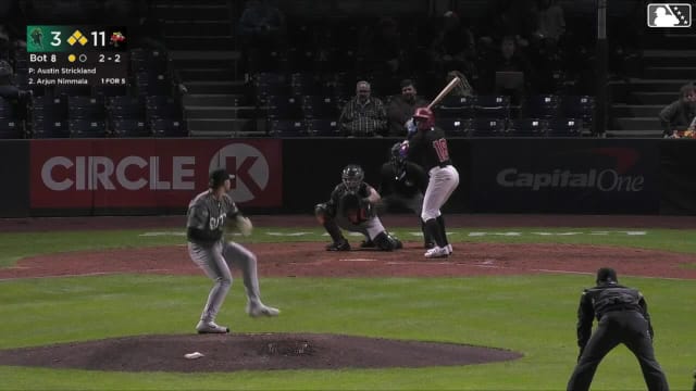 Austin Strickland Ball to Arjun Nimmala