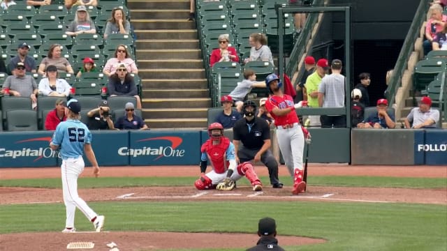 Kevin Alcántara's solo home run