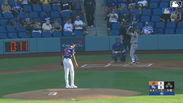 Hayden Yost strikes out swinging.