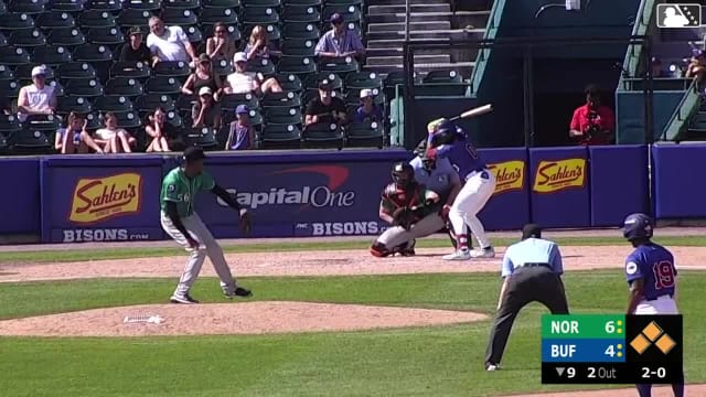 Charles McAdoo singles on a ground ball to right fielder Heston Kjerstad. Ismael Munguia scores. Rudy Martin Jr. scores. Brett Bateman to 2nd.