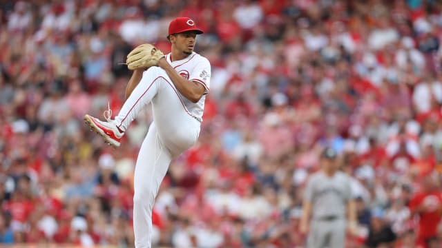 Chase Burns' first career strikeout