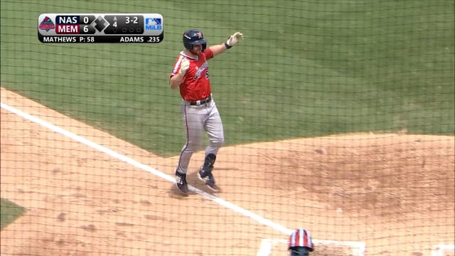 Luke Adams' three-homer game vs. Redbirds