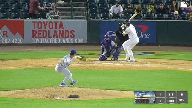 Korbyn Dickerson singles on a line drive to center fielder Landyn Vidourek. Dervy Ventura scores. Aiden Taurek to 2nd.