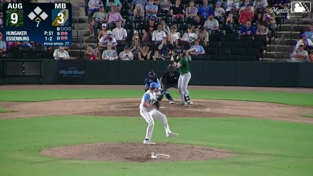 Conor Essenburg homers (5) on a fly ball to left center field.