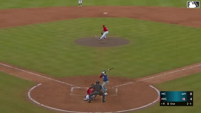 Gabriel Rodriguez homers (3) on a fly ball to right field.