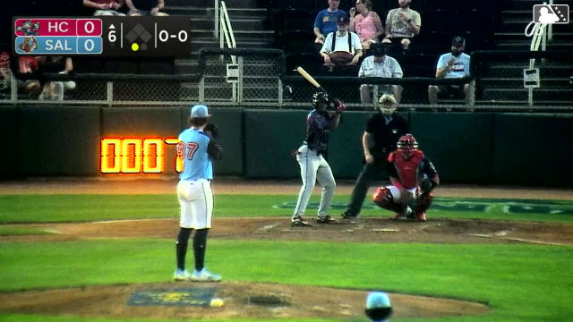 Tre Broussard's first Single-A hit