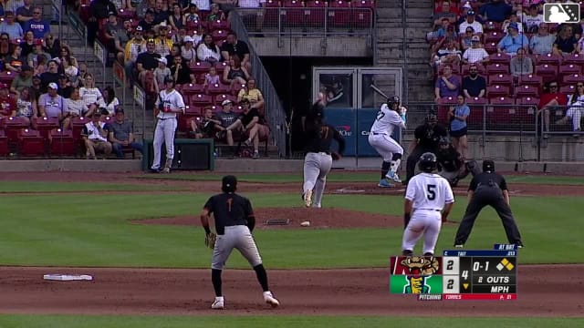 Eduardo Tait singles on a ground ball to right fielder Luis Castillo. Harry Genth scores. Marek Houston to 3rd.