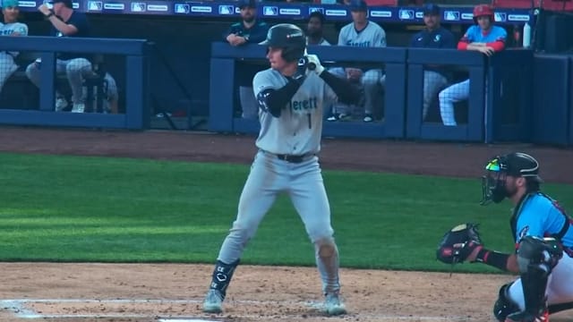 Colt Emerson's first four-hit game of his career