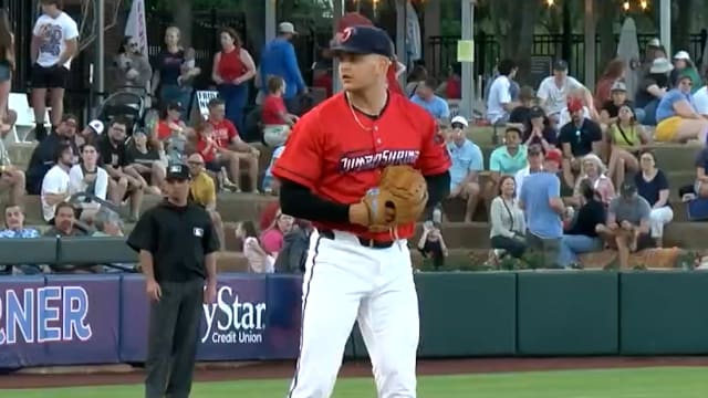 Robby Snelling strikes out seven