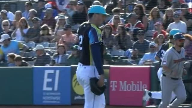 Trey Pooser strikes out six in five hitless