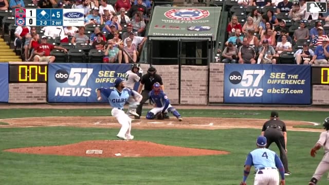 Emmanuel Rodriguez singles on a line drive to left fielder Kade Snell. Yasser Mercedes scores. Emmanuel Rodriguez out at 2nd on the throw, left fielder Kade Snell to first baseman Josiah Hartshorn.
