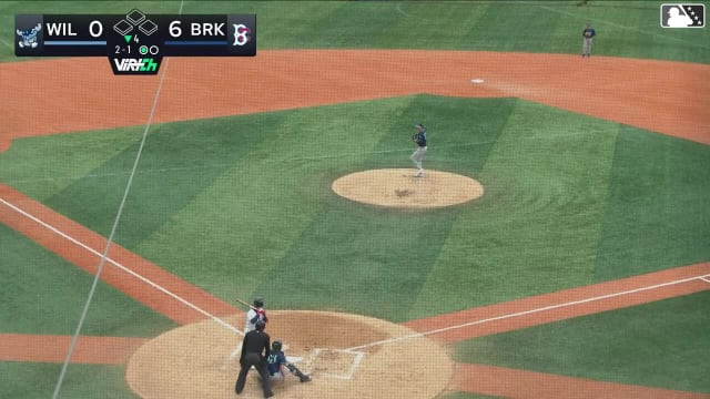 Mitch Voit homers (6) on a fly ball to center field.