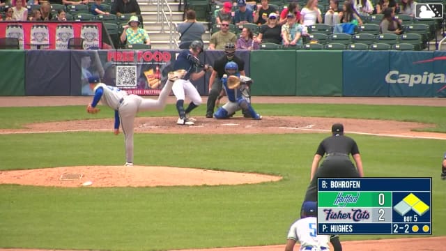 Gabriel Hughes impresses with seven strikeouts