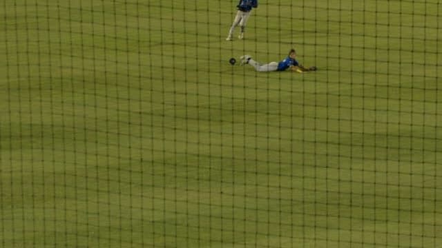 Josh Adamczewski's diving catch