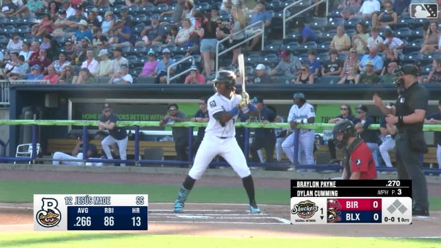Jesús Made's three-hit game in Double-A