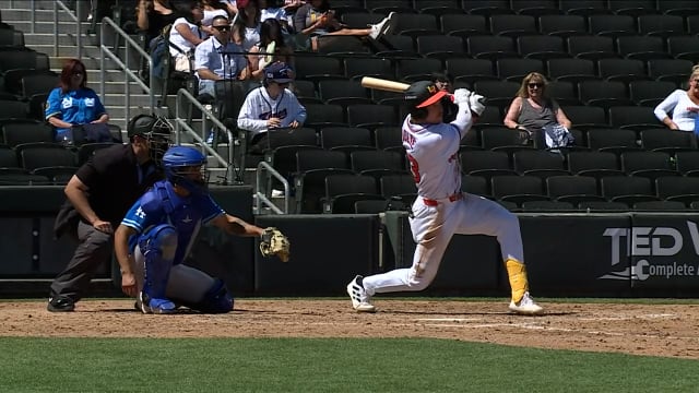 Henry Bolte homers and steals a pair of bases