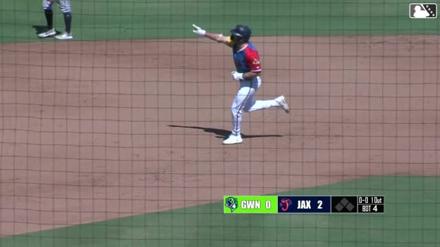 Graham Pauley's 13th homer of the season 