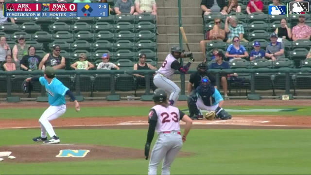 Lazaro Montes homers (10) on a fly ball to right field. Hunter Fitz-Gerald scores.