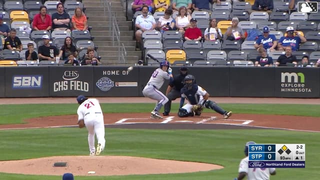 Émilien Pitre singles on a ground ball to third baseman Jake Rucker. D'Andre Smith scores. Émilien Pitre to 2nd. Émilien Pitre advances to 2nd, on a throwing error by third baseman Jake Rucker.