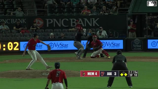 Leo Bernal singles on a ground ball to shortstop Jared Serna. César Prieto scores. Nolan Gorman to 3rd. Throwing error by shortstop Jared Serna.