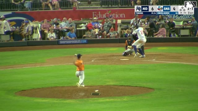 Avery Owusu-Asiedu homers (5) on a fly ball to left field.