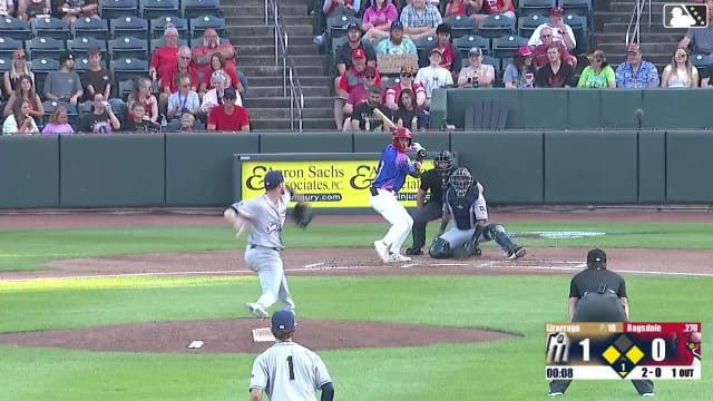 Josiah Ragsdale doubles (3) on a fly ball to left fielder Tirso Ornelas. Tai Peete scores. Jesús Báez to 3rd.
