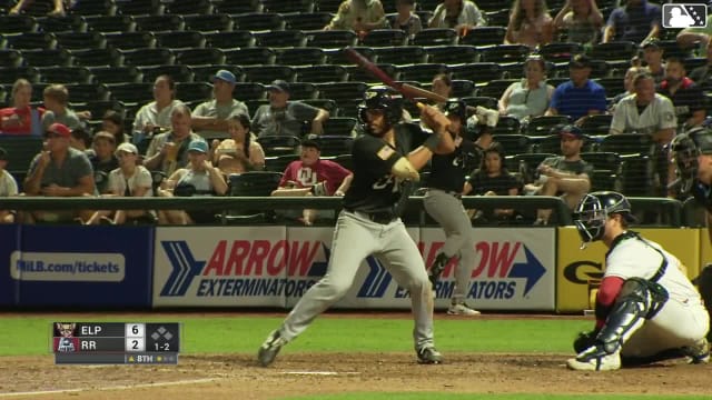 Anthony Vilar strikes out swinging.
