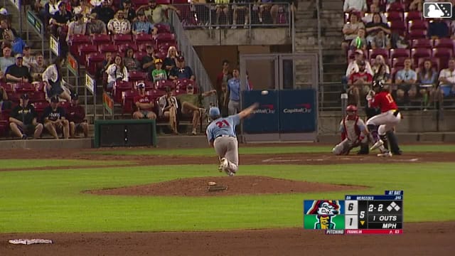 Yasser Mercedes strikes out swinging.