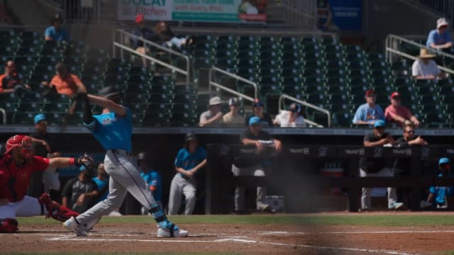 Field View: Griffin Conine's Spring Breakout home run