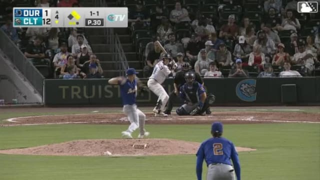 Sam Antonacci's first Triple-A homer