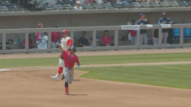 Brendan Jones' first professional multi-homer game