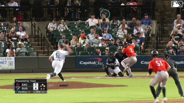 Jesus Rodriguez singles on a line drive to left fielder Cavan Biggio. Turner Hill scores. Nate Furman to 3rd.