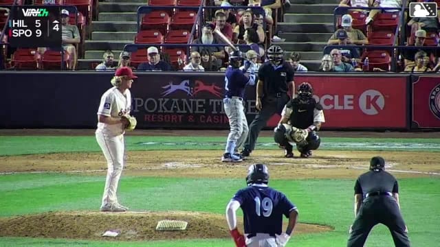Kayson Cunningham singles on a line drive to left fielder Tommy Hopfe. Wallace Clark scores. Abdias De La Cruz scores.