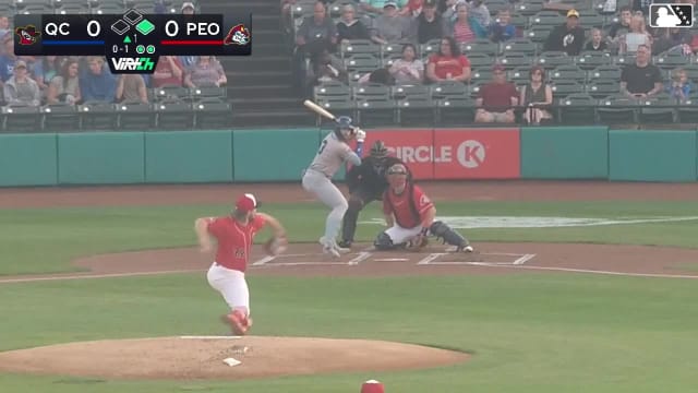 Blake Mitchell homers (20) on a fly ball to left center field.