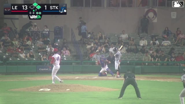 Ty Harvey singles on a ground ball to third baseman Michael Brooks. Qrey Lott scores. Conner Westenburg to 3rd. Ty Harvey to 2nd. Throwing error by third baseman Michael Brooks.