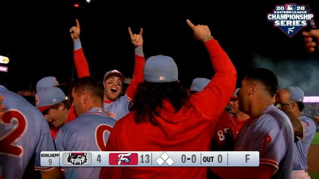 Reading wins the Double-A Eastern League championship