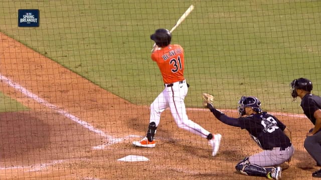 Dylan Beavers' RBI single 