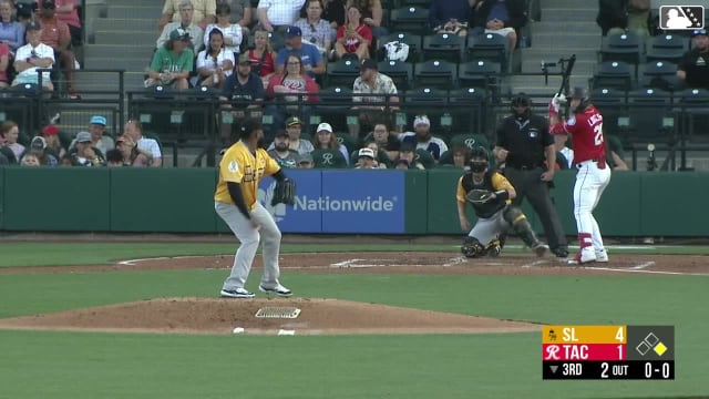 Tyler Locklear's second home run of the game 