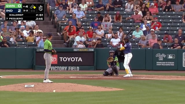 Hurston Waldrep's six strikeouts