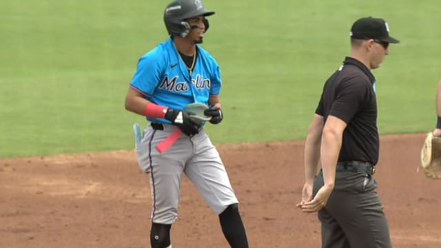 Starlyn Caba's RBI single