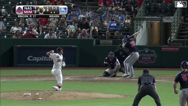 Brock Wilken homers (12) on a fly ball to left field. Luke Adams scores. Bo Naylor scores.