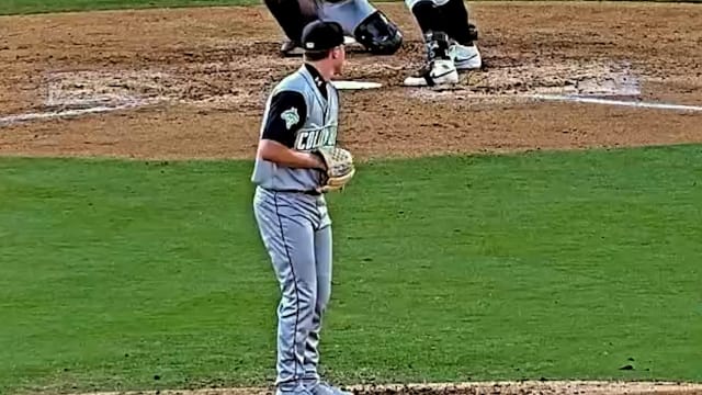 Michael Lombardi's five scoreless frames