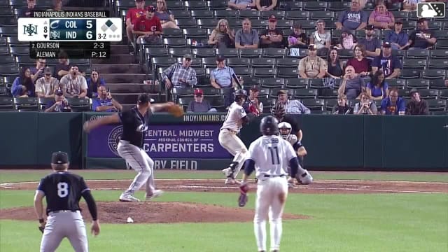 Franco Aleman In play, run(s) to Duce Gourson
