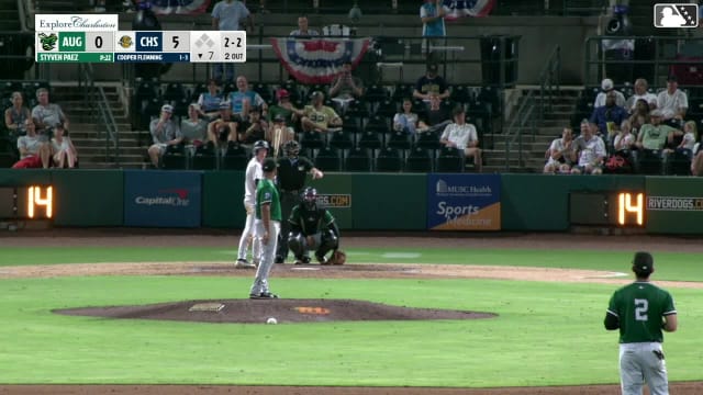 Cooper Flemming homers (11) on a fly ball to right field.