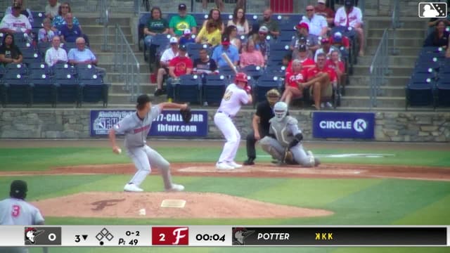 Hunter Hines called out on strikes.
